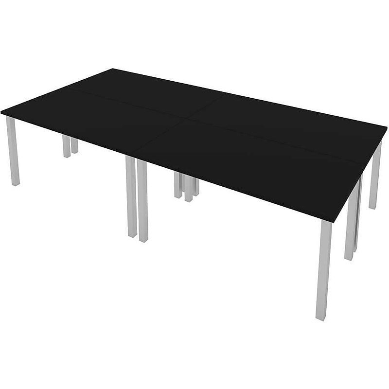 Bestar Universel 60" Table Desk, Black (65901-000018) image 1
