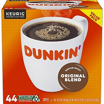 Dunkin' Original Blend, Keurig® K-Cup® Pods, Medium Roast, 44/Box (006933)