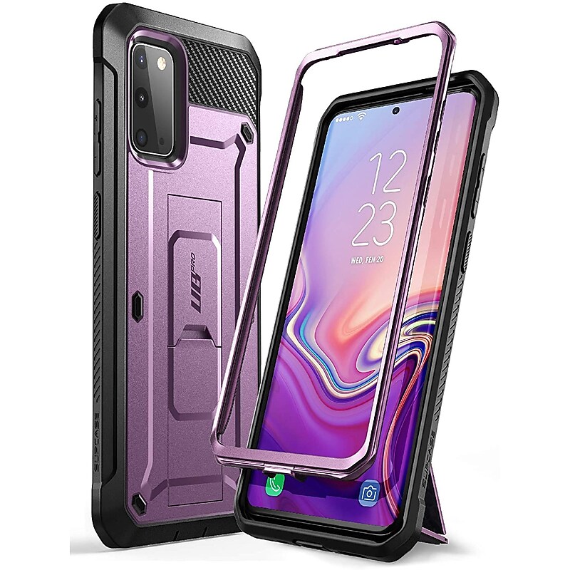 SUPCASE Unicorn Beetle Pro Purple Rugged Case for Galaxy S20 (S-S20-UBPR-PUR) image 1