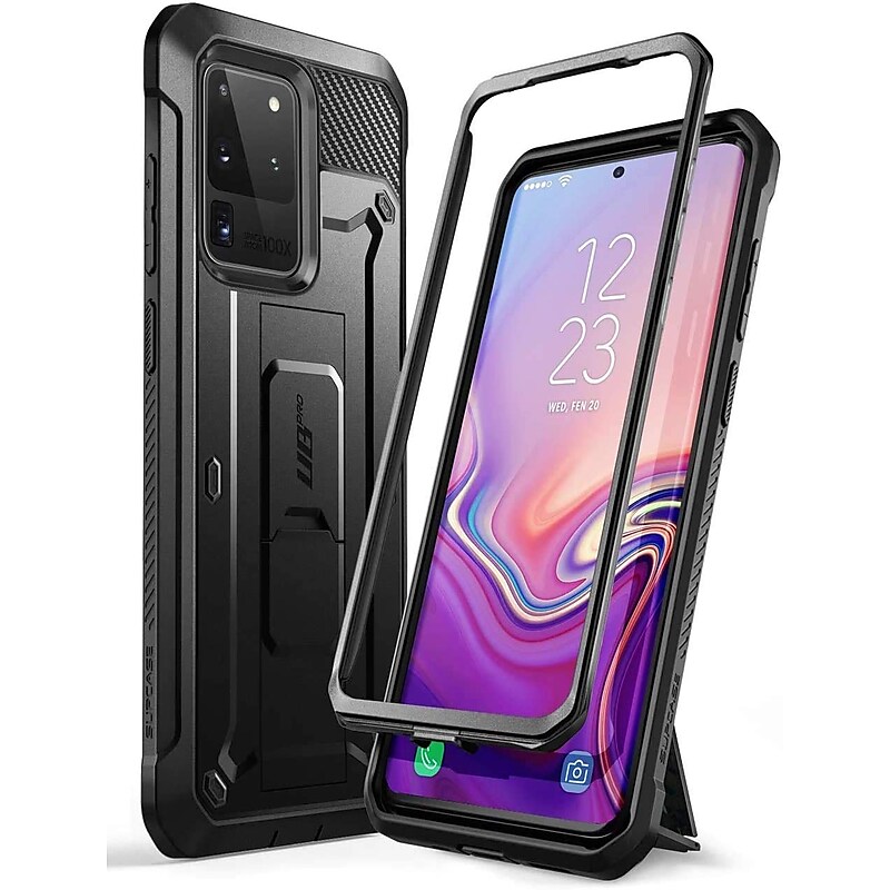 SUPCASE Unicorn Beetle Pro Black Rugged Case for Galaxy S20 Ultra (S-S20UL-UBPR-BK) image 1