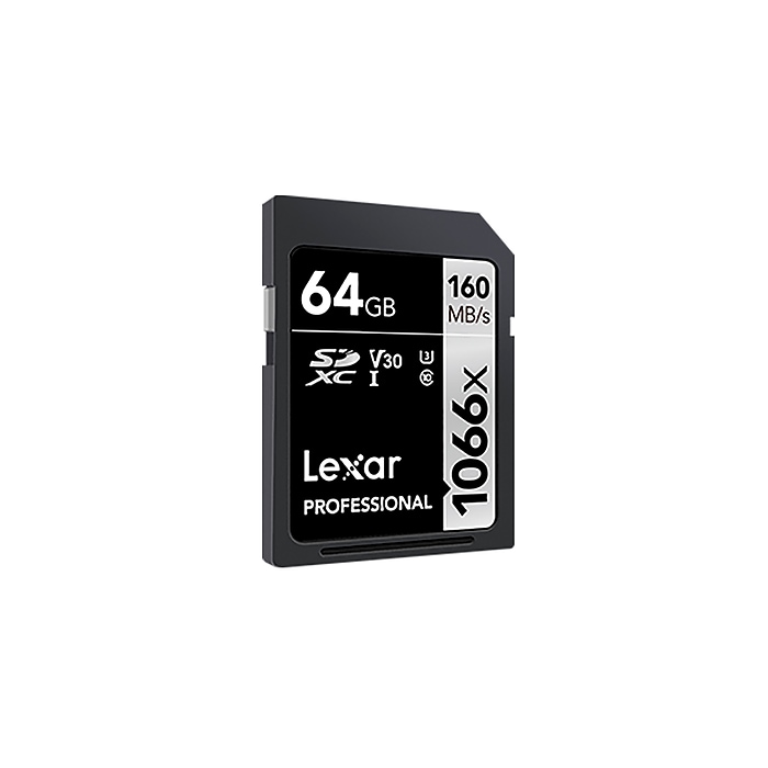 Lexar Professional SILVER 64GB SDXC Memory Card, Class 10, UHS-III