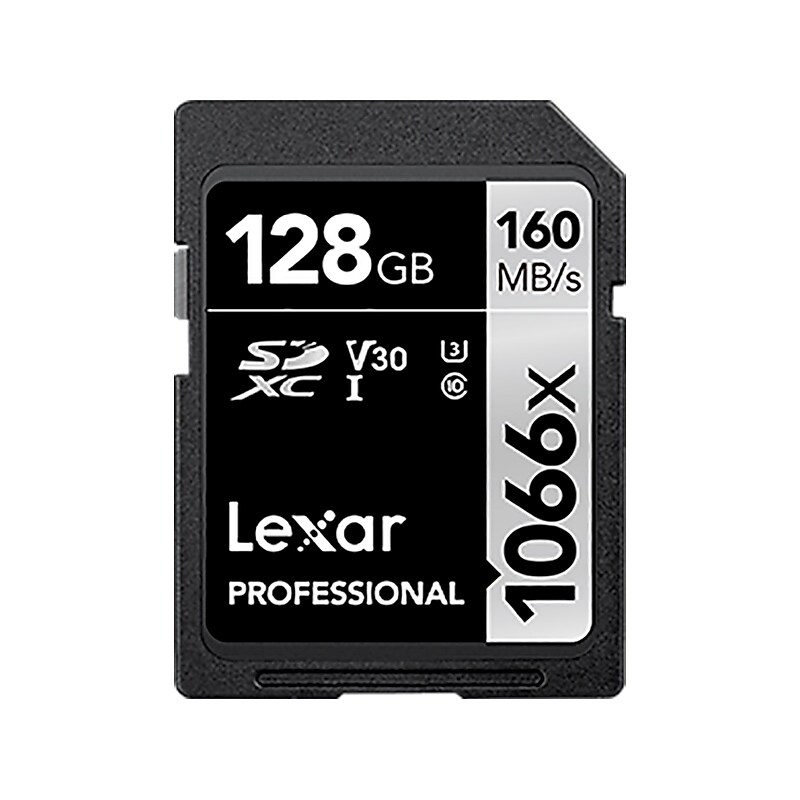 Lexar Professional SILVER 128GB SDXC Memory Card, Class 10, UHS-I (LSD1066128G-BNU) image 1