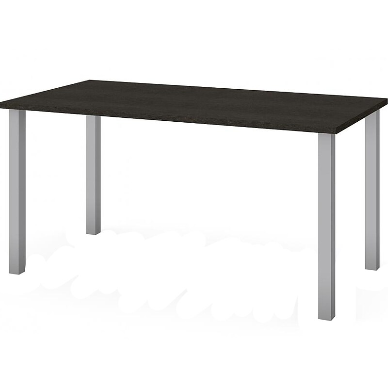 Bestar Universel 60" Table Desk, Deep Grey (65865-32) image 1