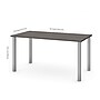Bestar Universel 60" Table Desk, Bark Grey (65865-47)~#|#~sp118668890_sc7