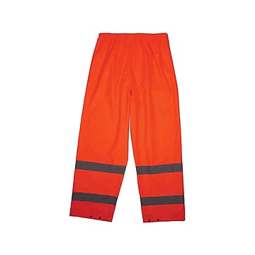 Ergodyne Glowear 8916 4XL Orange Rain Pants (25448)
