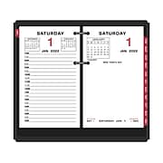 2022 AT-A-GLANCE 6" x 3.5" Daily Calendar Refill, White (E017-50-22)