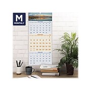 2022 AT-A-GLANCE 27" x 12" Three-Month Calendar, Scenic, Multicolor (DMW503-28-22)