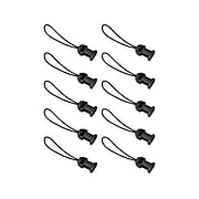 Squids Barcode Scanner Lanyard Loop Attachment, Black, 10/Pack (19165)