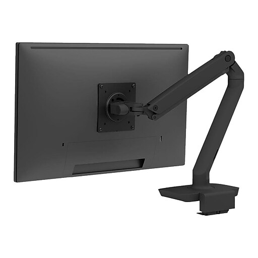 Ergotron MXV Desk Monitor Arm Mount, Up to 35", Matte Black (45625224