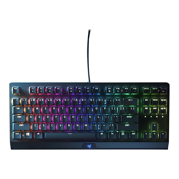 Razer BlackWidow V3 Tenkeyless Wired Gaming Keyboard, Black (RZ03