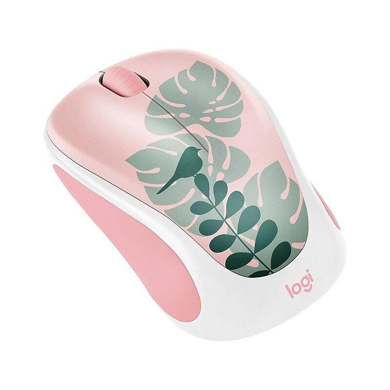 Logitech Design Collection Limited Edition Wireless Ambidextrous Optical USB Mouse, Chirpy Bird (910-006114) image 1