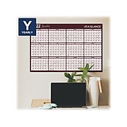 2022 AT-A-GLANCE 32" x 48" Yearly Calendar, Reversible, Maroon/Navy (A152-22)