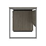 Bestar Aquarius Small 44" Computer Desk, Walnut Gray/Slate (114401-000035)~#|#~sp118858470_sc7