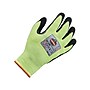 Ergodyne ProFlex 7041 Hi-Vis Nitrile-Coated Cut-Resistant Gloves, ANSI A4, Wet Grip, Lime, Large, 12 Pairs (17814)~#|#~sp118858501_sc7