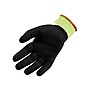 Ergodyne ProFlex 7041 Hi-Vis Nitrile-Coated Cut-Resistant Gloves, ANSI A4, Wet Grip, Lime, Large, 12 Pairs (17814)~#|#~sp118858502_sc7
