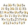 Barker Creek Gold  4" Letters and Numbers, Multicolored, 255/Pack (LL1723)~#|#~sp119177019_sc7
