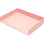 Poppin Stackable Front Loading Letter Tray, Letter Size, Pink, 4/Pack (108517)~#|#~sp119193682_sc7