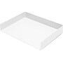 Poppin Stackable Front Loading Letter Tray, Letter Size, White, 4/Pack (108520)~#|#~sp119193685_sc7