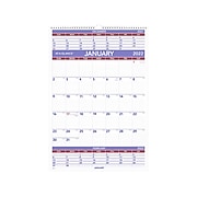 2022 AT-A-GLANCE 22.75" x 15.5" Three-Month Calendar, Multicolor (PM6-28-22)
