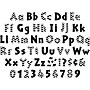 Barker Creek Chevron & Dots  4" Letters and Numbers, Multicolored, 255/Pack (LL1720)~#|#~sp119605932_sc7
