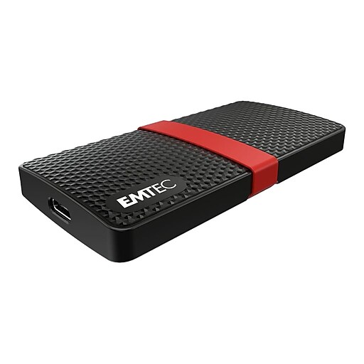 Emtec X200 Power Plus ECSSD512GX200 512GB USB 3.1 Gen 1 External Solid State Drive Staples
