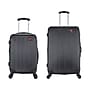DUKAP Intely 2-Piece Hardside Spinner Luggage Set, TSA Checkpoint Friendly, Black (DKINT0SM-BLK)~#|#~sp119992766_sc7
