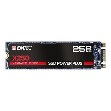 Emtec X250 Power Plus ECSSD256GX250 256GB M.2 SATA Internal Solid State Drive