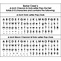 Barker Creek Chevron & Dots  4" Letters and Numbers, Multicolored, 510/Pack (4301)~#|#~sp120329713_sc7
