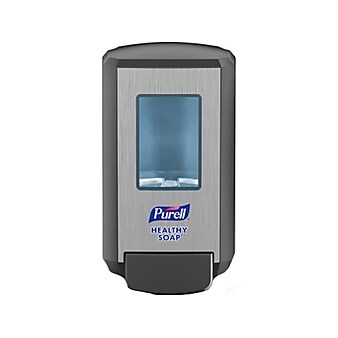 PURELL CS4 Push-Style Soap Dispenser, Graphite, for 1250 mL PURELL CS4 HEALTHY SOAP Refills (5134-01)