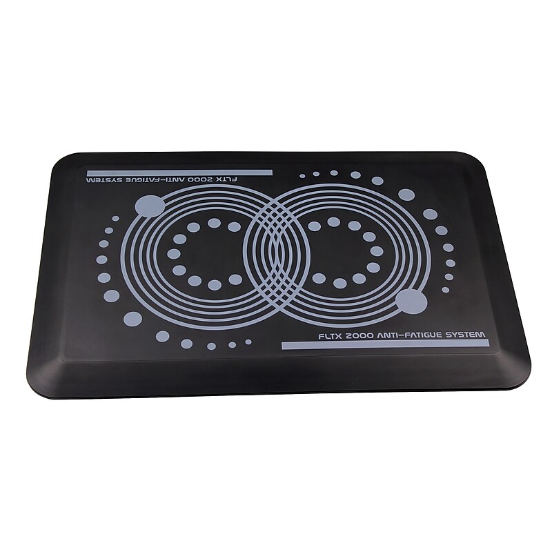Floortex AFS-TEX 2000 Active Anti-Fatigue Mat, 32" x 20", Black (FCA22032BK) image 1