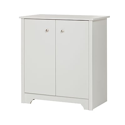 South S Vito Small 2 Door Storage, Short White Storage Cabinet With Doors