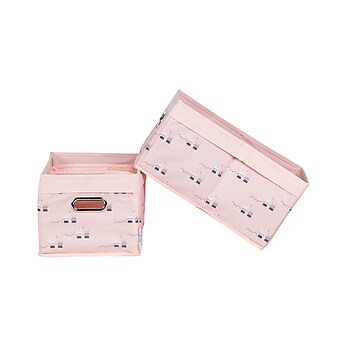 South Shore Storit 8.5''H Rabbit Baskets, Pink (100052)