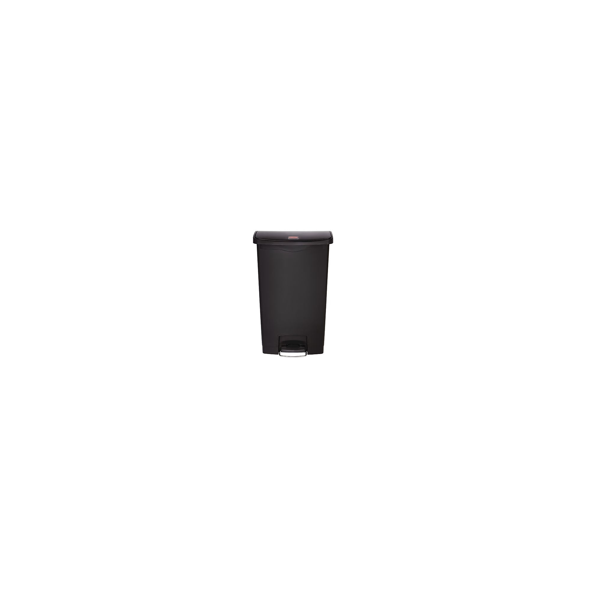 Rubbermaid Slim Jim Step-On Plastic Step Trash Can, 18 Gallon, Black (1883613) Sansujyuku sansujyuku.com