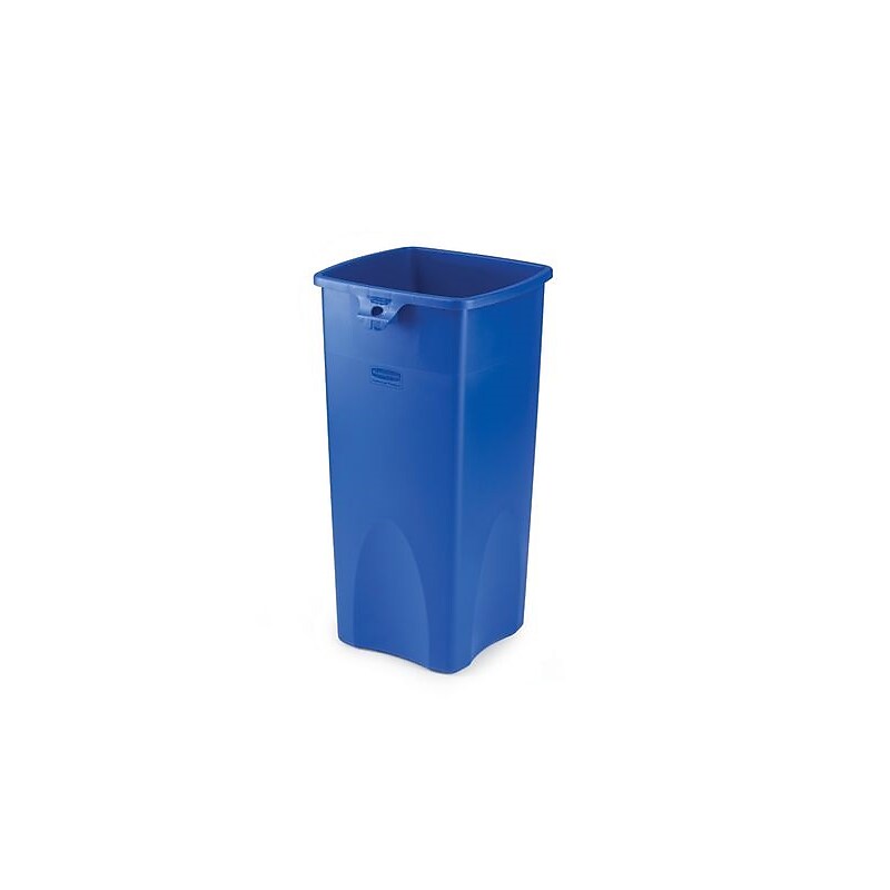 Rubbermaid Recycling Container, Desk High, 23 Gallons, Blue (FG356973BLUE) image 1