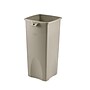 Rubbermaid Untouchable Indoor, Outdoor Trash Can w/ no Lid, Beige Resin, 23 Gal. (FG356988BEIG)~#|#~sp120820107_sc7