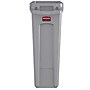 Rubbermaid Slim Jim Vented Rectangular Trash Can Waste Receptacle, 23 Gallons, Gray (FG354060GRAY)~#|#~sp120820132_sc7