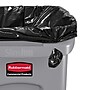 Rubbermaid Slim Jim Vented Rectangular Trash Can Waste Receptacle, 23 Gallons, Gray (FG354060GRAY)~#|#~sp120820134_sc7