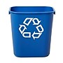 Rubbermaid Commercial Products Plastic Container, 3.25 Gallon, Blue (FG295573BLUE)~#|#~sp120820138_sc7