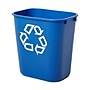Rubbermaid Commercial Products Plastic Container, 3.25 Gallon, Blue (FG295573BLUE)~#|#~sp120820142_sc7