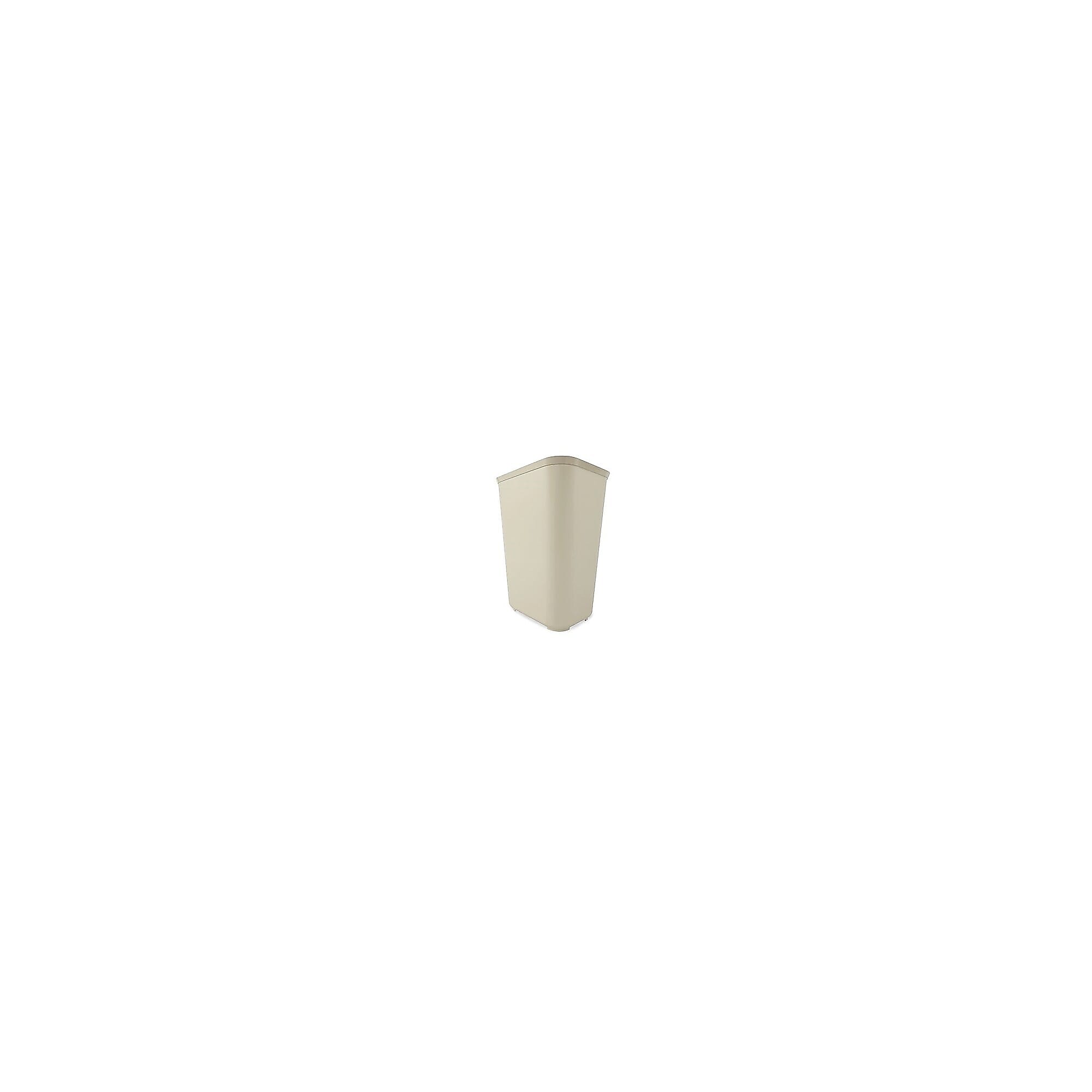 Rubbermaid Fire-Resistant Polyester Wastebasket Trash Can, 10 Gallons, Beige (FG130600BEIG) Sansujyuku sansujyuku.com