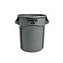 Rubbermaid Plastic Vented Brute Trash Can with no Lid, Gray, 20 gal. (FG262000GRAY)~#|#~sp120820157_sc7