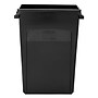Rubbermaid Slim Jim Indoor Trash Can w/ No Lid, Black, 23 Gal. (FG354060BLA)~#|#~sp120820176_sc7