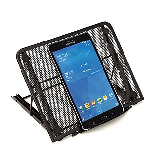 Mind Reader Mesh Tablet Stand, Black (MESHTAB-BLK)