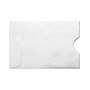 LUX Plastic Credit Card Sleeves 2 3/8" x 3 1/2" 50/Pack, White Linen (1801-WLI-50)~#|#~sp12094265_sc7