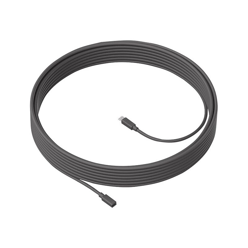 Logitech MeetUp 33' Microphone Cable, Black (950-000005) image 1