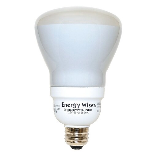 Bulbrite Compact Fluorescent (CFL) R30 15W Dimmable 2700K Warm White