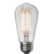 Bulbrite LED ST18 7W Dimmable 2700K Warm White Light Bulb, 2 Pack (776667)