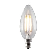 Bulbrite LED B11 4.5W Dimmable 3000K Warm White Light Bulb, 4 Pack (776663)