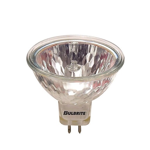 Bulbrite Halogen MR16 50W Dimmable 2900K Soft White 12D Light Bulb, 5