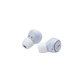 Altec Lansing NanoBuds TWS Wireless Bluetooth with Charging Case Earbuds, Icy (MZX559-ICY)